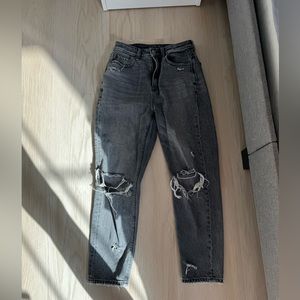 Gray/Black American Eagle Jeans